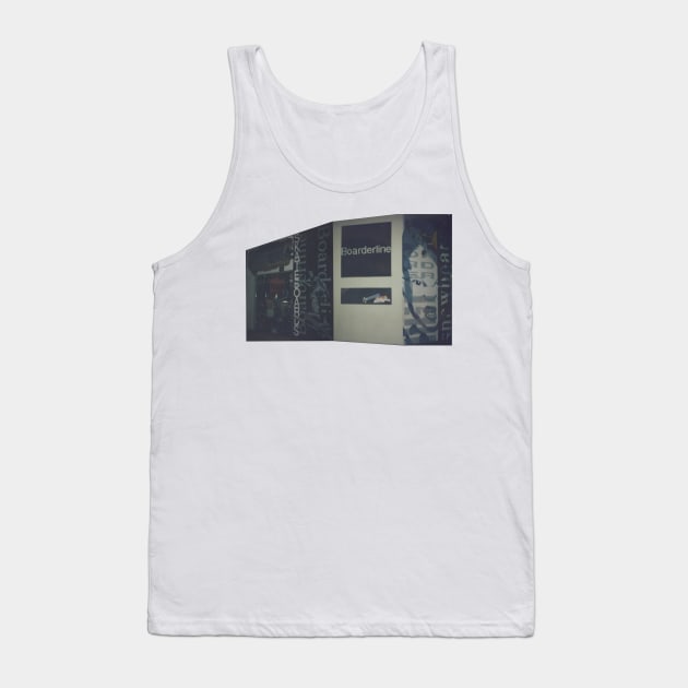 Boarderline Alaska Snow and Skate — Dimond Center Tank Top by Crude Magazine